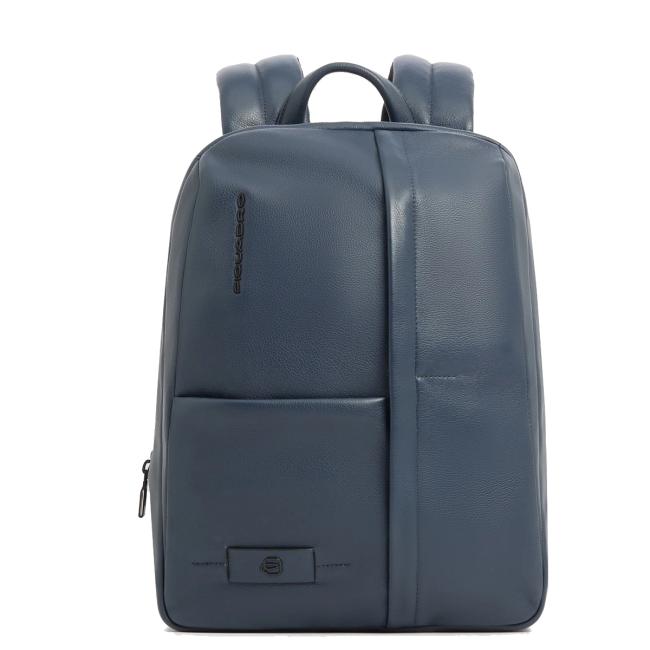 Piquadro Zaino Espandibile Russel Porta PC 14.0 Blu - 1