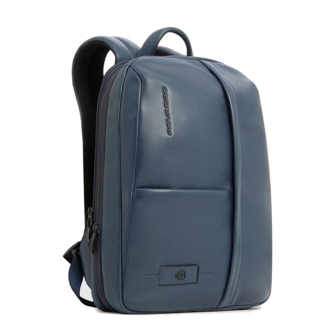 Piquadro Zaino Espandibile Russel Porta PC 14.0 Blu - 2
