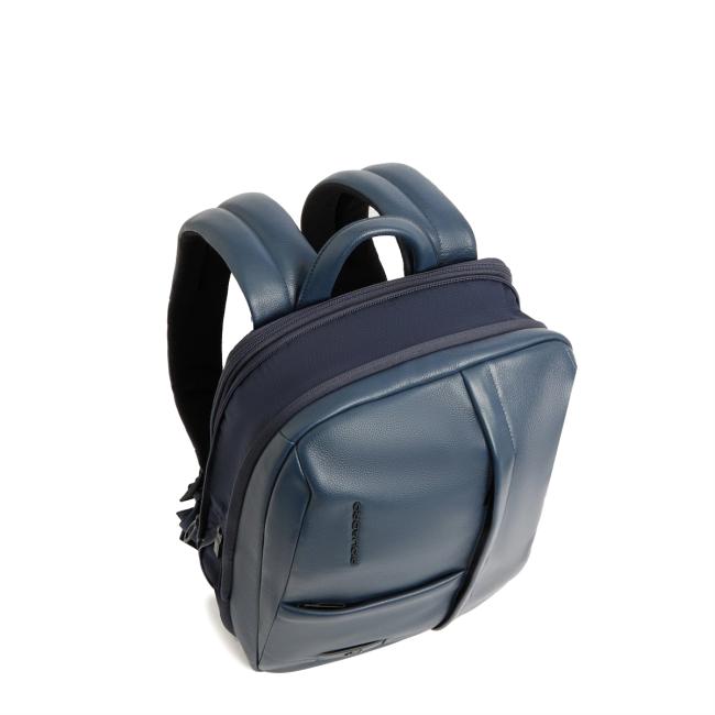Piquadro Zaino Espandibile Russel Porta PC 14.0 Blu - 4