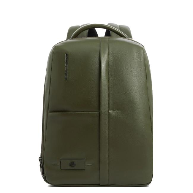 Piquadro Zaino Espandibile Russel Porta PC 14.0 Verde - 1