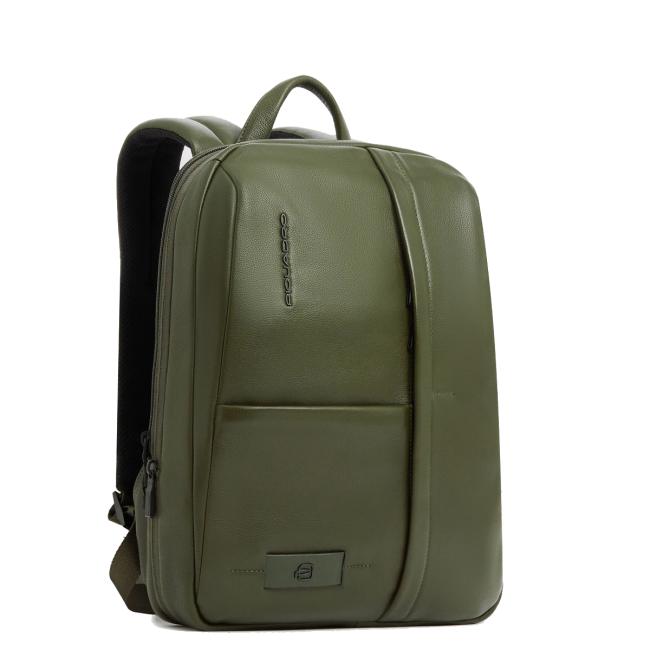 Piquadro Zaino Espandibile Russel Porta PC 14.0 Verde - 2