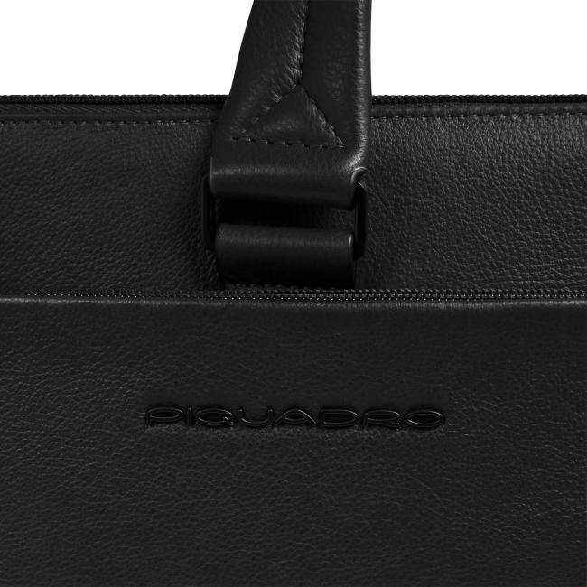 Piquadro Cartella Espandibile Porta PC Russel 15.6 Nero - 4