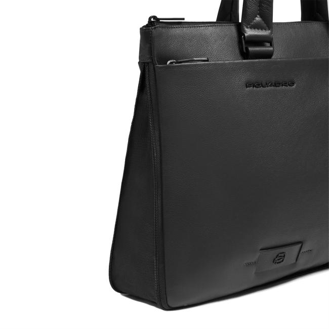 Piquadro Cartella Espandibile Porta PC Russel 15.6 Nero - 5