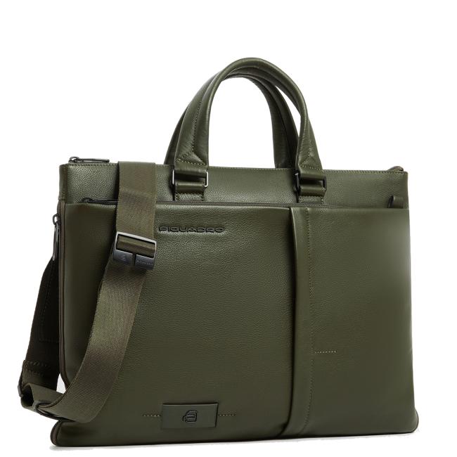 Piquadro Cartella Espandibile Porta PC Russel 15.6 Verde - 2