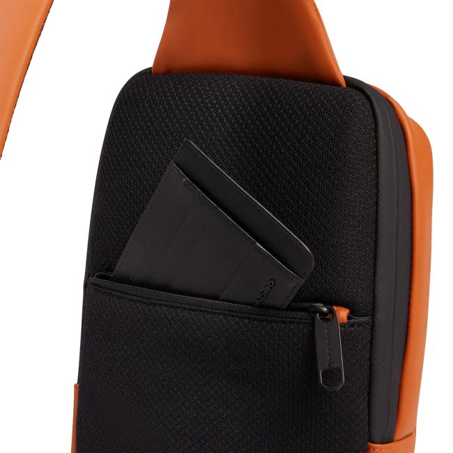 Piquadro Monospalla Corner 2.0 Cuoio - 6