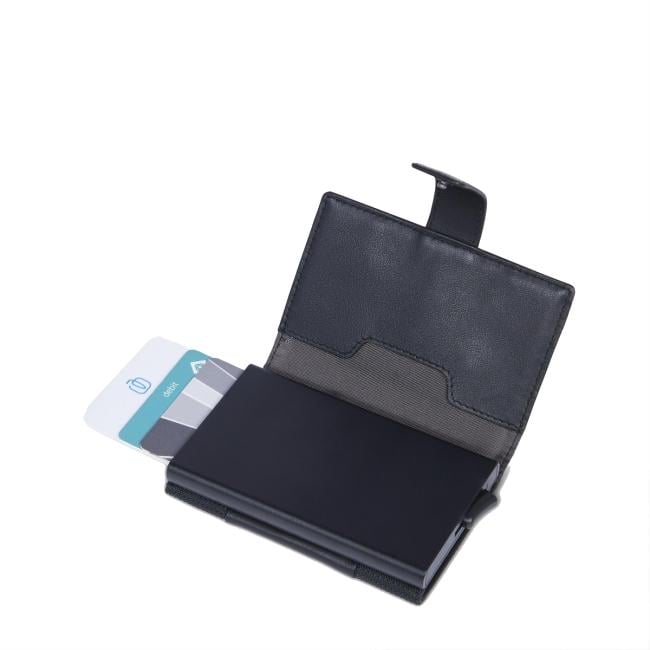 Piquadro Porta Carte Sliding System PQ-Earth Nero - 3