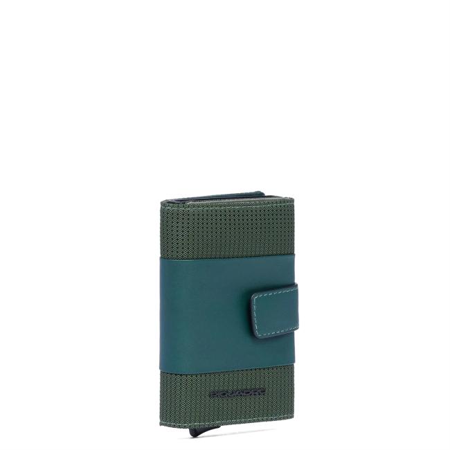 Piquadro Porta Carte Sliding System PQ-Earth Verde - 2