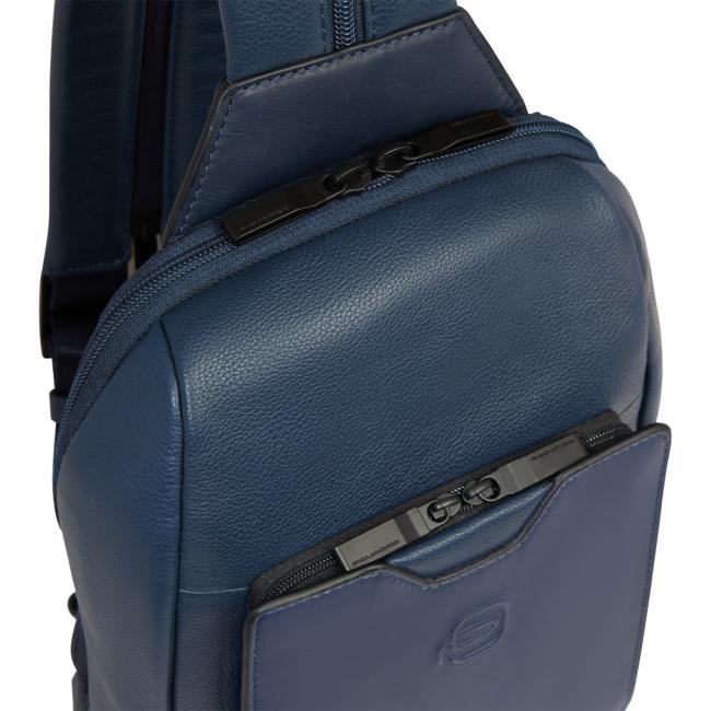 Piquadro Monospalla Porta Tablet Mini Ael Blu - 5
