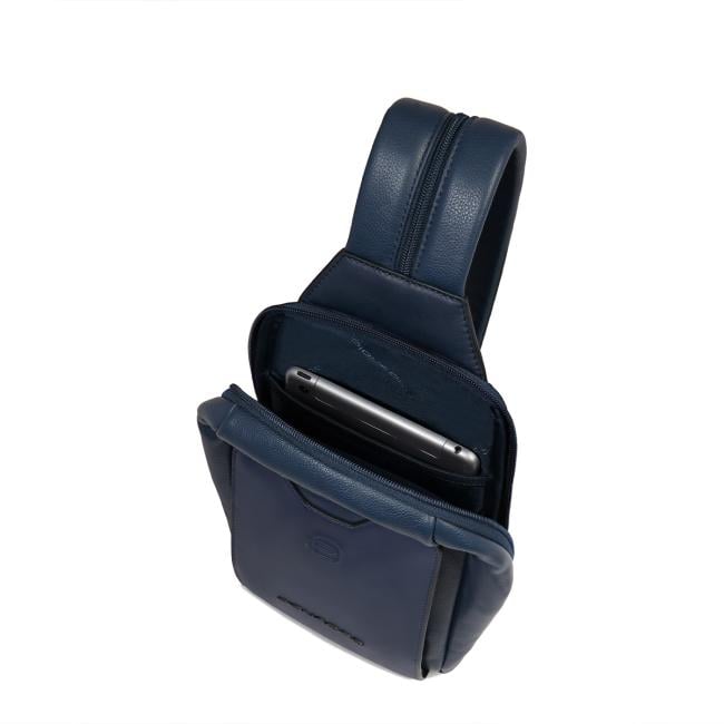 Piquadro Monospalla Porta Tablet Mini Ael Blu - 6
