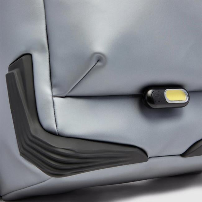 Piquadro Zaino Corner 2.0 Roll-Top Porta PC 15.6" Metallizzato Grigio - 7