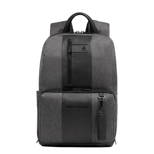 Piquadro Zaino Porta PC Brief 2 14.0 in tessuto riciclato - 1