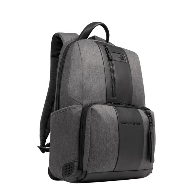 Piquadro Zaino Porta PC Brief 2 14.0 in tessuto riciclato - 2