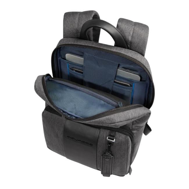 Piquadro Zaino Porta PC Brief 2 14.0 in tessuto riciclato - 4