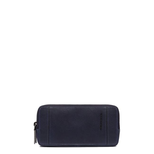 Piquadro Pochette Uomo 3 scomparti Blu - 1
