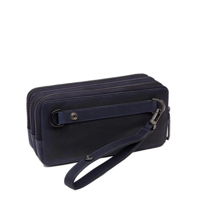 Piquadro Pochette Uomo 3 scomparti Blu - 3