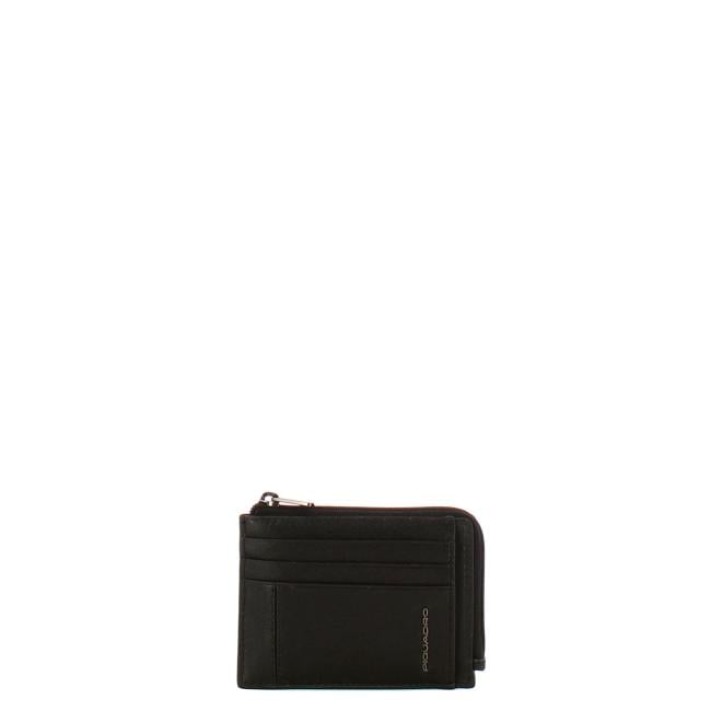 Piquadro Bustina portamonete in pelle Nero - 1