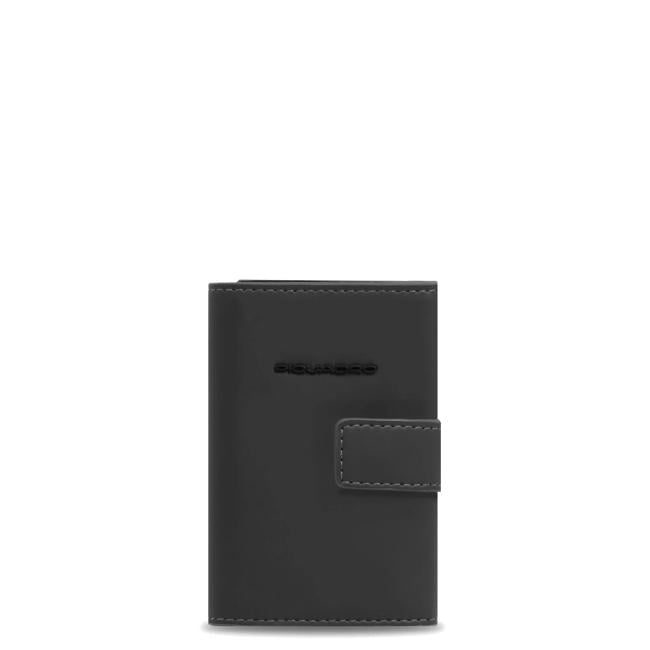 Piquadro Porta Carte Sliding System Corner 2.0 Nero - 1