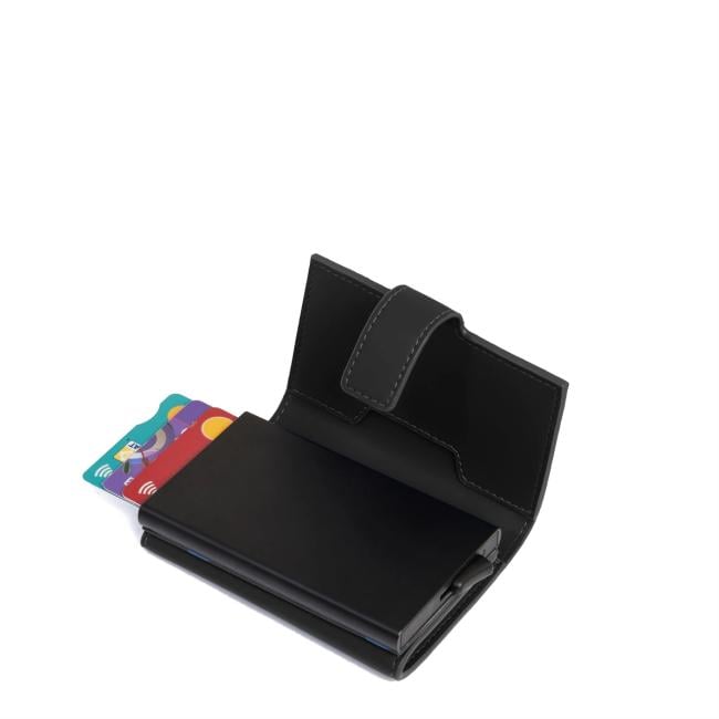 Piquadro Porta Carte Sliding System Corner 2.0 Nero - 4