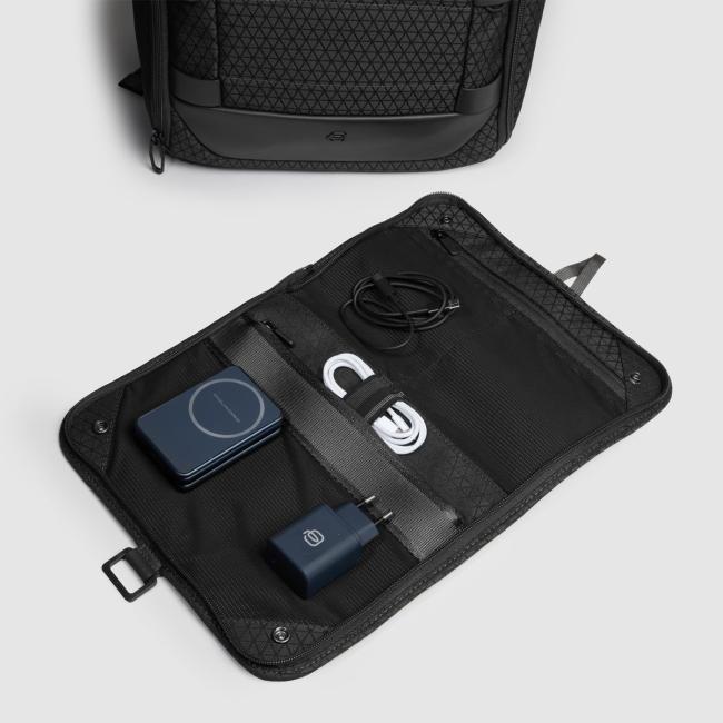 Piquadro Zaino Hexagon Porta PC 15.6 Nero - 11