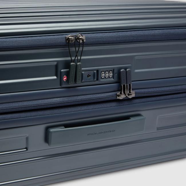 Piquadro Trolley Grande PQ-Light 75 cm Blu Opaco - 7