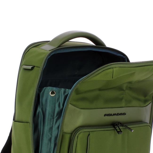 Piquadro Zaino Wollem Porta PC 14.0 Verde3 - 4