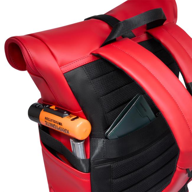 Piquadro Zaino Corner Roll-Top Porta PC 15.6" Ducati Rosso - 4