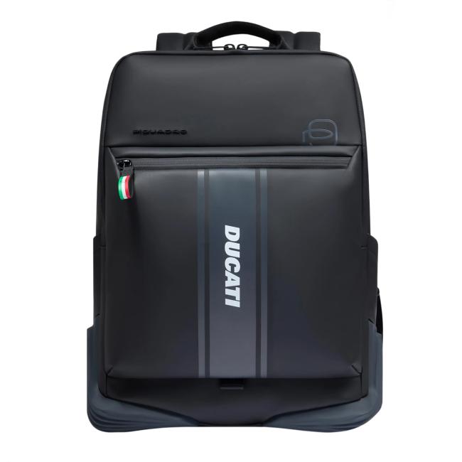 Piquadro Zaino Porta PC Corner 2.0 Ducati 15.6" Nero - 1