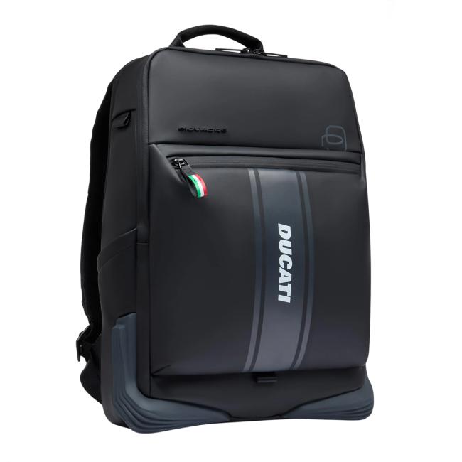 Piquadro Zaino Porta PC Corner 2.0 Ducati 15.6" Nero - 2