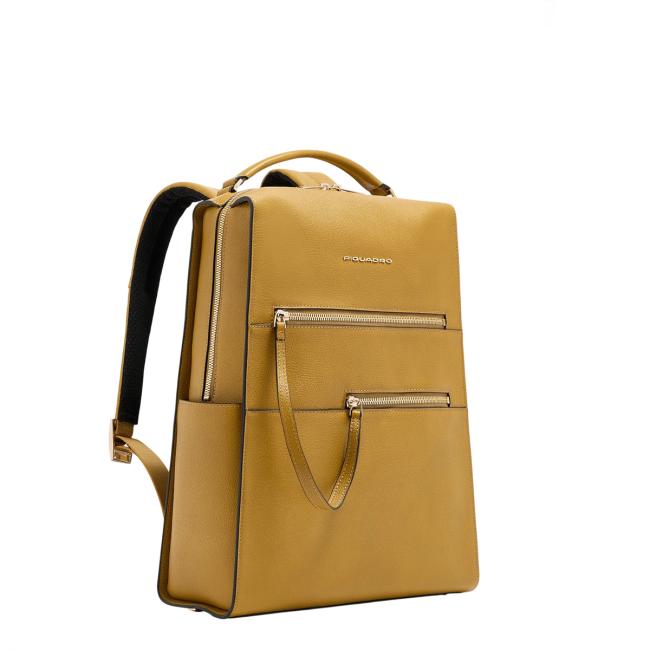 Piquadro Zaino Porta PC Patricia 14.0 Giallo - 2