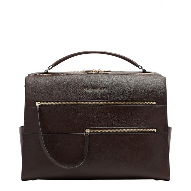 Piquadro Borsa Porta PC Patricia 15.6 Marrone - 1