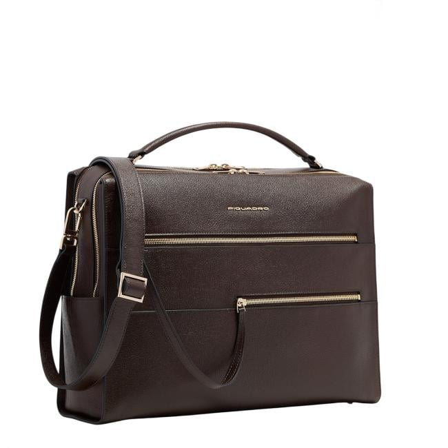 Piquadro Borsa Porta PC Patricia 15.6 Marrone - 2