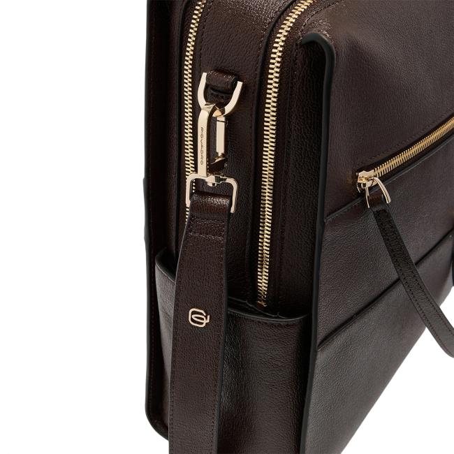 Piquadro Borsa Porta PC Patricia 15.6 Marrone - 6