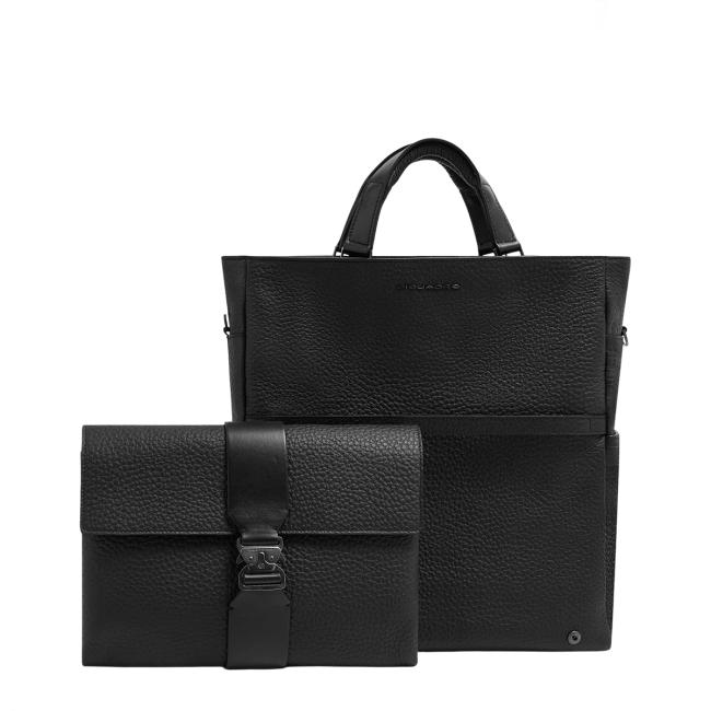 Piquadro Materia tote bag porta PC 14" Nero - CA7265W151/N - 6