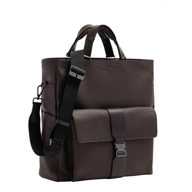 Piquadro Materia tote bag porta PC 14" Testa di Moro - CA7265W151/TM - 2