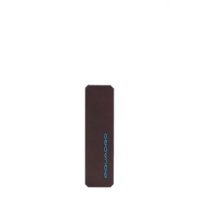 Piquadro Portachiavi Blue Square con tracker Mogano - 1