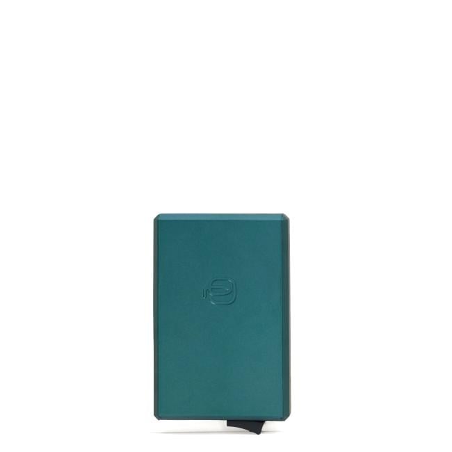 Piquadro Porta Carte Sliding System MagSafe® Verde - 2
