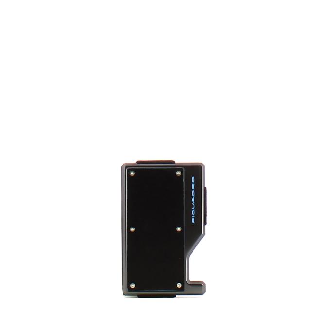 Piquadro Porta carte Blue Square elastico Nero - 1