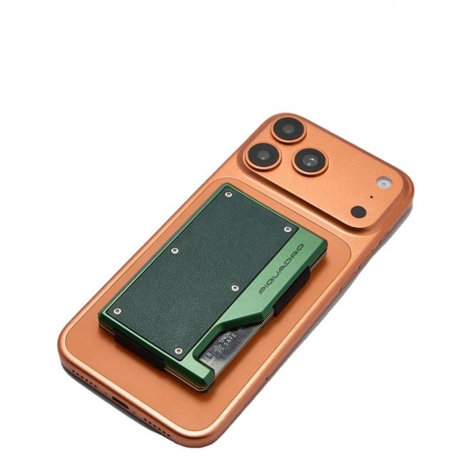 Piquadro Porta carte MagSafe® elastico Verde - 3