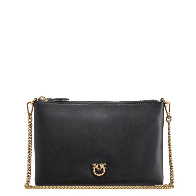 Pinko Pochette Flat Classic Nero Antique Gold - 1