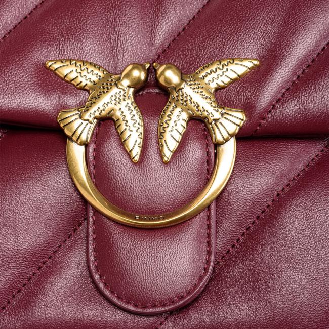 Pinko Borsa a tracolla Love Puff Ribes Intenso Antique Gold - 4
