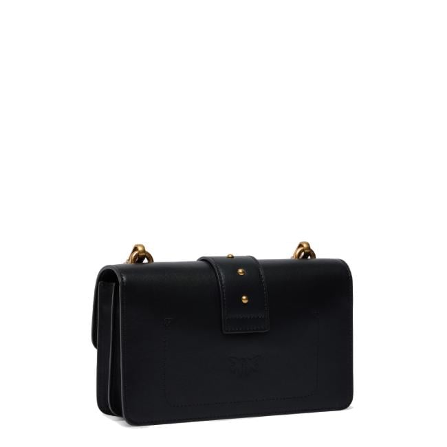 Pinko Mini Borsa a tracolla Love One Nero Antique Gold - 2