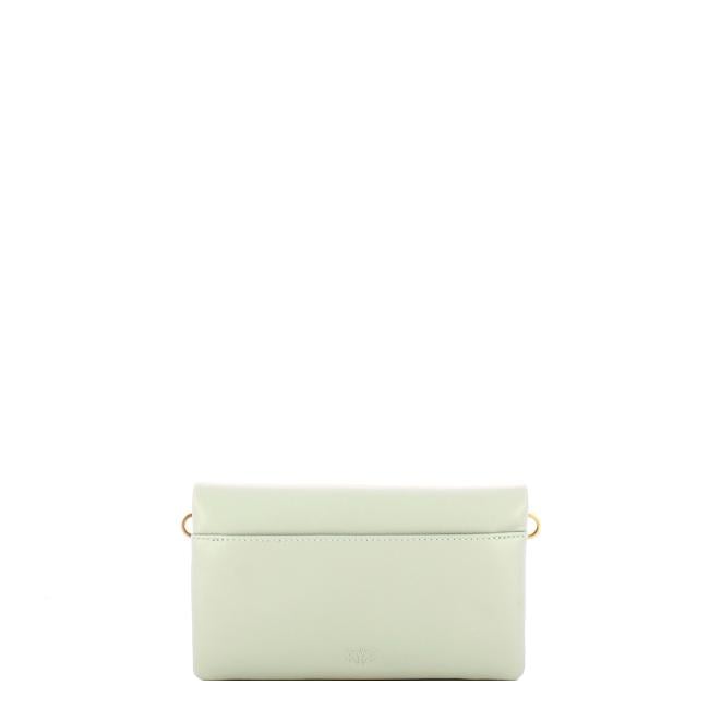 Pinko Mini bag Click Soft Horizontal Grigio Perla Antique Gold - 3