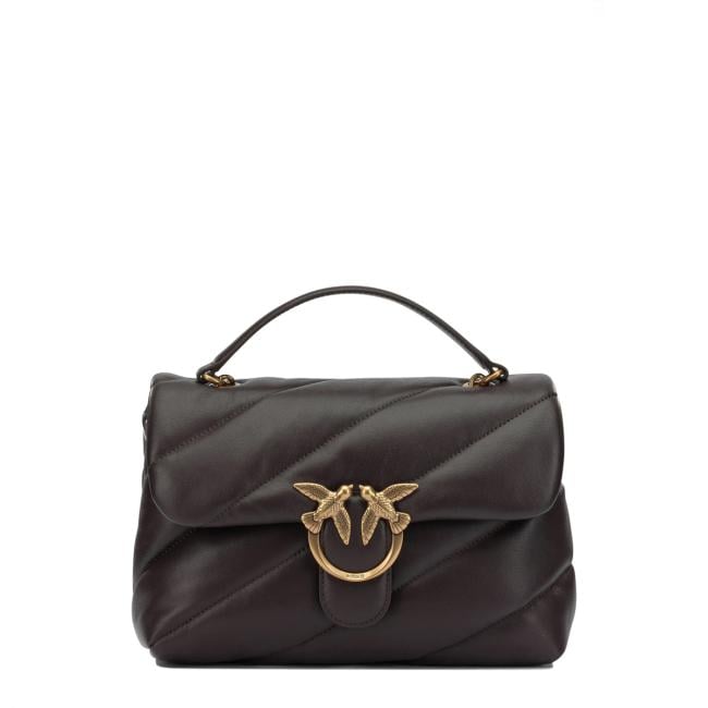 Pinko Borsa a tracolla Love Puff Marrone Marasca Antique Gold - 1