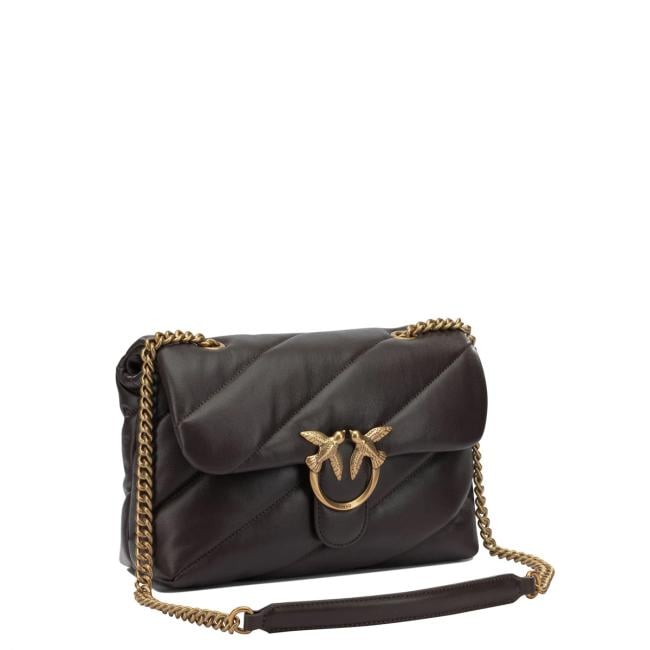Pinko Borsa a tracolla Love Puff Marrone Marasca Antique Gold - 2