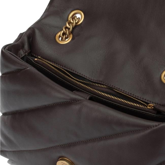 Pinko Borsa a tracolla Love Puff Marrone Marasca Antique Gold - 5