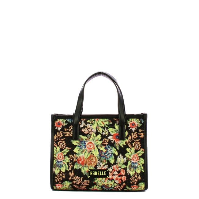 Rebelle Borsa a mano Peonia Flowery Small Black - 1