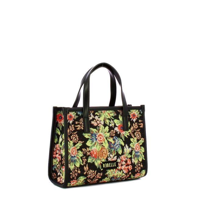 Rebelle Borsa a mano Peonia Flowery Small Black - 2