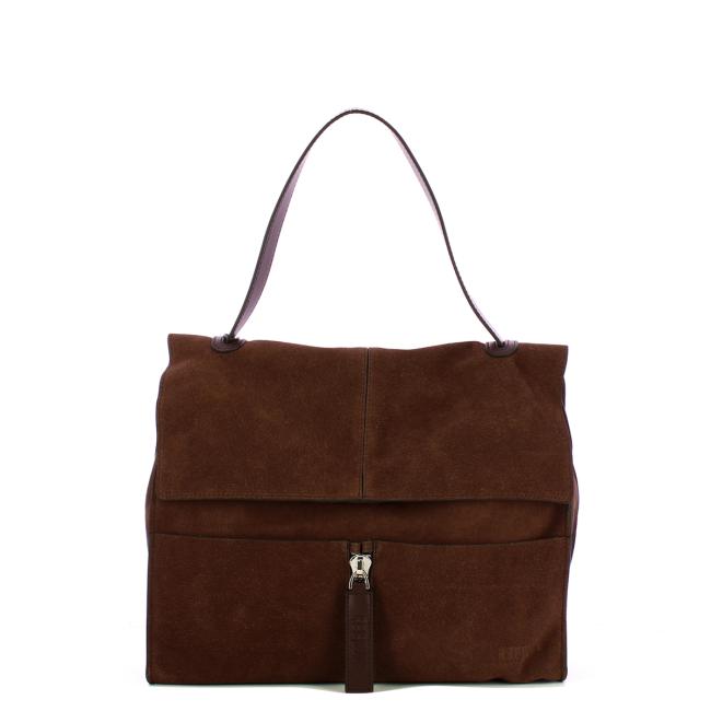 Rebelle Borsa a spalla Clio camoscio Wengé - 1