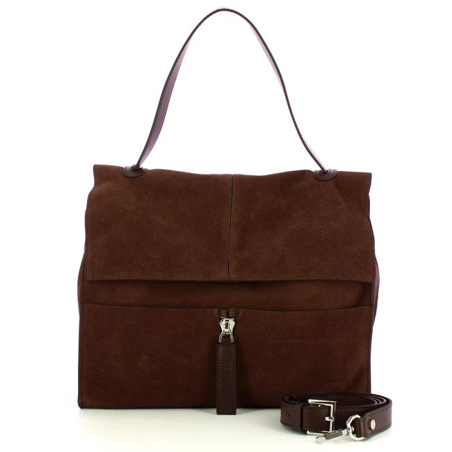 Rebelle Borsa a spalla Clio camoscio Wengé - 4