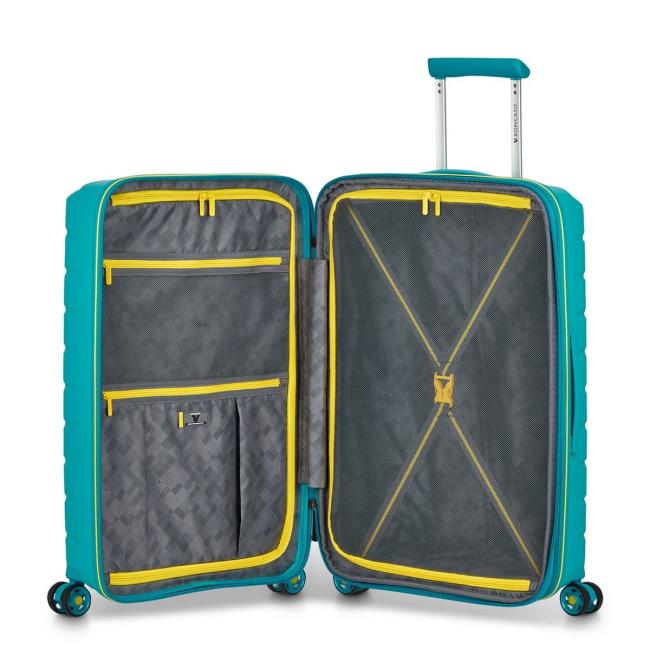 Roncato Trolley Medio Espandibile B-Flying 68 cm Turchese - 4